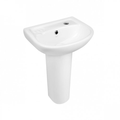 Умивальник Qtap Baby White з донним клапаном QT2311LP304BW