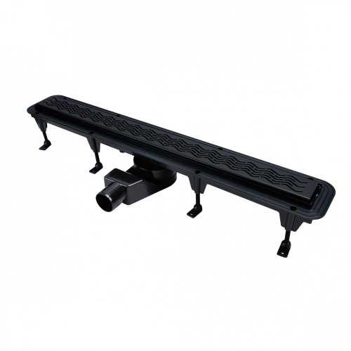 Трап Qtap Taurus BLA50800304 линейный с комбинированным затвором и решеткой из нержавеющей стали