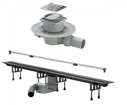 Душовий канал + трап горизонтальний Viega Advantix Vario 704360+583217