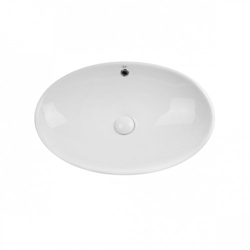 Умивальник Qtap Dove White з донним клапаном QT06113077W