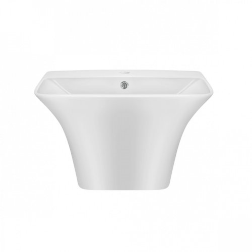 Умывальник Qtap Crow White с донным клапаном QT0511G835W