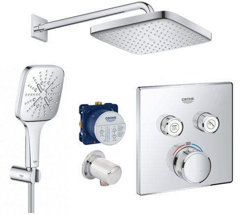 Душевая система Grohe Smartcontrol Tempesta 250 Cube на 2 потребителя