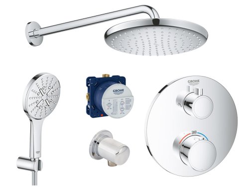 Душова система Grohe Grohtherm Tempesta 250 на 2 споживача