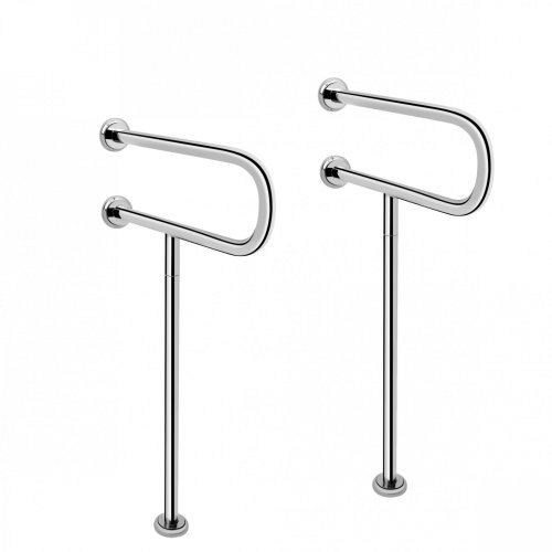 Поручень подвійний для раковини Qtap Freedom 520х900 Chrome QT229111CHR