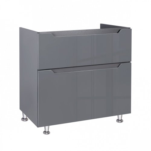 Напольная тумба Qtap Scorpio Graphite QT1473TNВ802G