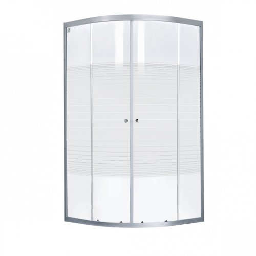 Душевая кабина Lidz Wieza SC90x90.SAT.HIGH.L, стекло Linie 4 мм без поддона