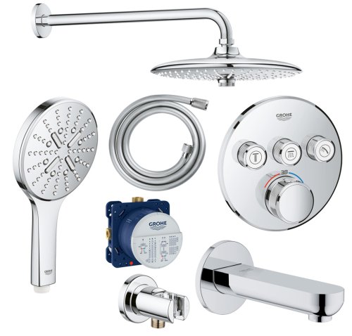 Душова система Grohe Grohtherm Smartcontrol Euphoria 260 на 3 споживача