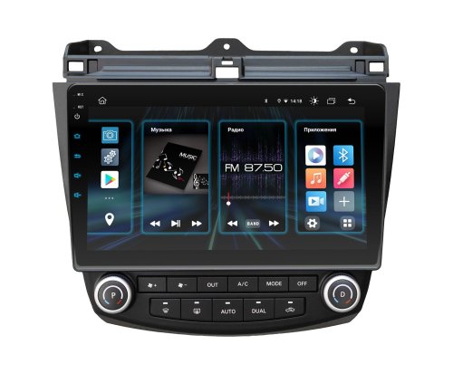 Штатная магнитола Incar DTA4-0114 Honda Accord 02-07 Android 10 DSP +Navi