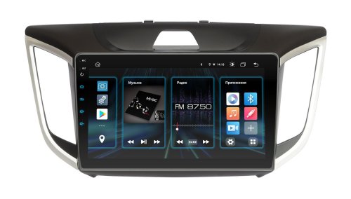 Штатная магнитола Incar DTA4-2430 Hyundai Creta 2015+, IX25 2014+ Android 10 DSP +Navi