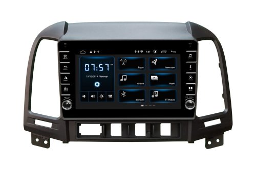 Штатная магнитола Incar DTA-2408 Hyundai Santa Fe 06-12 Android 10 valcoder DSP +Navi