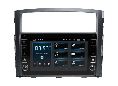 Штатная магнитола Incar DTA-6104RRF Mitsubishi Pajero Wagon Android 10 valcoder DSP+Navi с адаптером усилителя