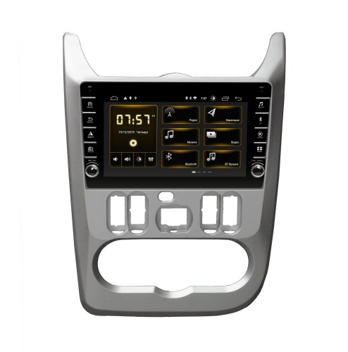 Штатная магнитола Incar DTA-1408R Renault Logan 2009-2013, Sandero 2007-2011 Android 10 valcoder DSP +Navi