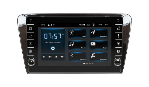 Штатна магнітола Incar DTA-1071R Skoda Oktavia A7 2013+ Android 10 valcoder DSP +Navi