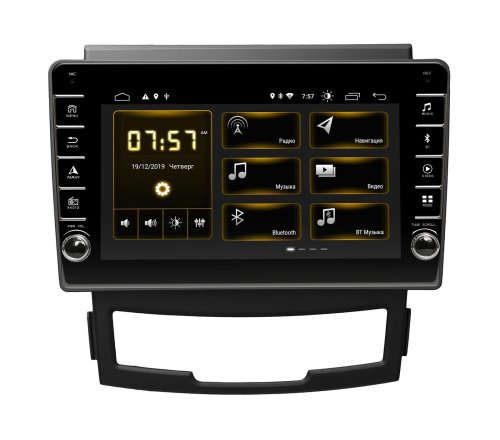 Штатная магнитола Incar DTA-5009R Ssang Yong Action 2011-2013, Korando 2010-2013 Android 10 valcoder DSP +Navi