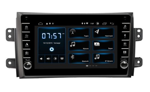 Штатная магнитола Incar DTA-0703R Suzuki SX4 2007-2013 Android 10 valcoder DSP +Navi