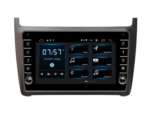 Штатная магнитола Incar DTA-1078R + CAN Volkswagen Polo 2009+ Android 10 valcoder DSP +CAN +Navi