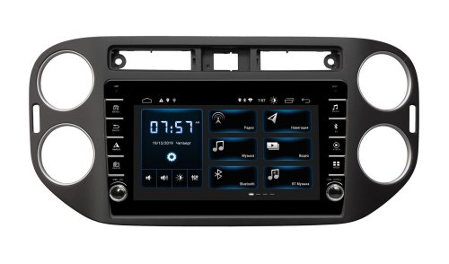 Штатная магнитола Incar DTA-1077R Volkswagen Tiguan 2011-2016 Black Android 10 valcoder DSP +Navi