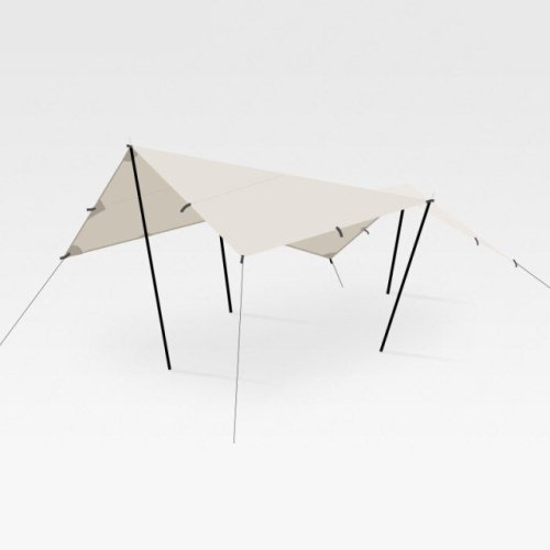 Тент 3F Ul Gear Square 210D 5*6 без шеста Айворы