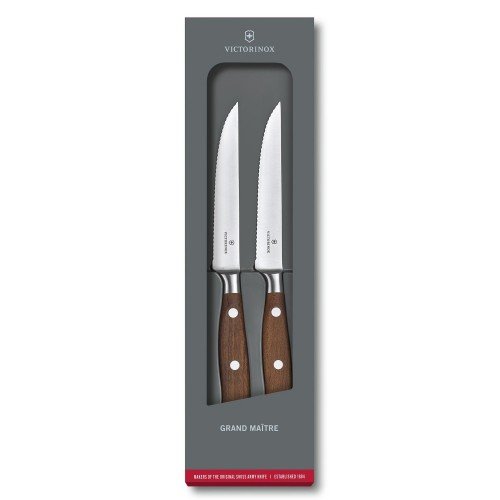 Набор из 2 ножей Victorinox Grand Maitre Wood Steak Set 7.7240.2W