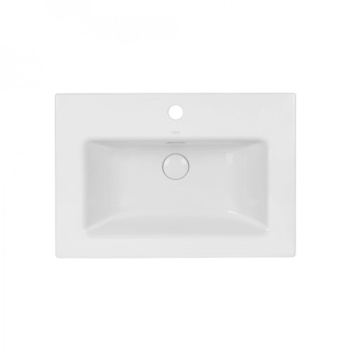 Умывальник Qtap Stork White с донным клапаном QT1511L738W