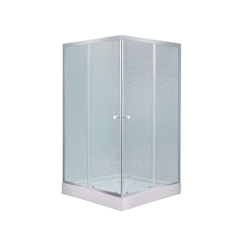 Душевая кабина Lidz Wawel SC80x80.SAT.LOW.FR, стекло Frost 4 мм + поддон Mazur