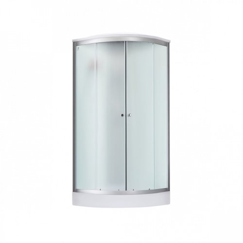 Душевой бокс Lidz Tani SB80x80.SAT.LOW.FR, стекло Frost 4 мм + поддон Kupala