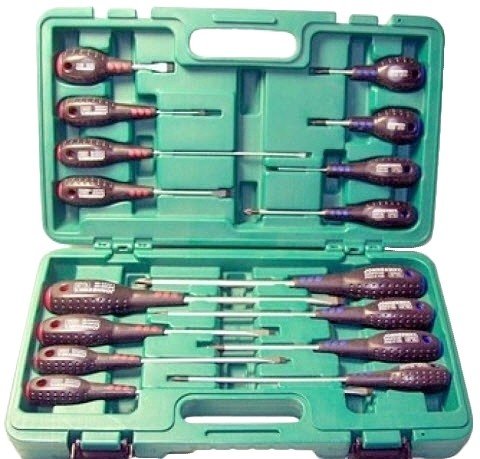 Набор отверток JONNESWAY Full Star D04PP16S (16 предметов)