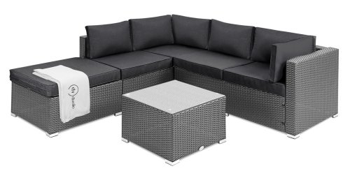 Набір садових меблів Di Volio Imperia DV015GF Сірий/Графітовий