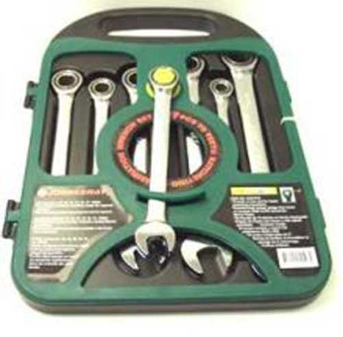 Набор ключей комбинированных трещоточных JONNESWAY W45107S (7 предметов)