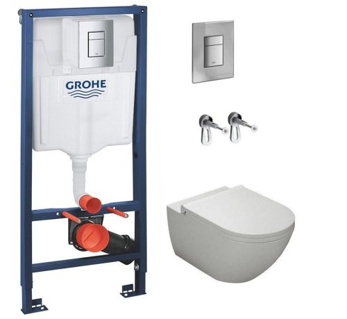 Унитаз с инсталляцией CIELO Enjoy Rimless 38772.EJVSK.CPVEJNEW