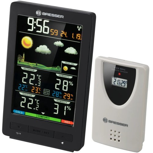 Метеостанция Bresser ClimaTemp WS Black (7007321CM3000)