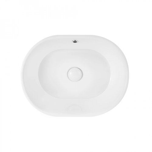 Умивальник Qtap Robin White з донним клапаном QT1311A025W