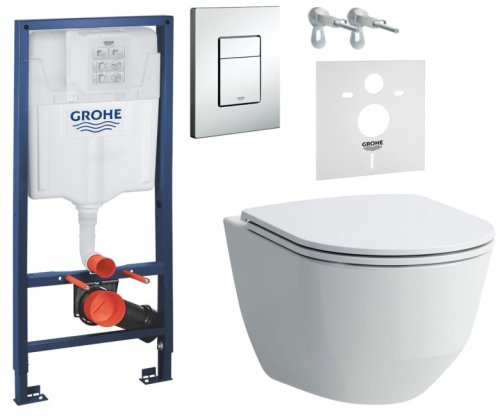 Унітаз з інсталяцією Laufen Pro H8669570000001+38772001+37131000