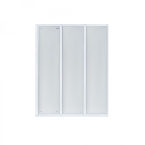 Штора на ванну Qtap Gemini WHI401114RP4 скло Pear 4 мм, 110x140 см