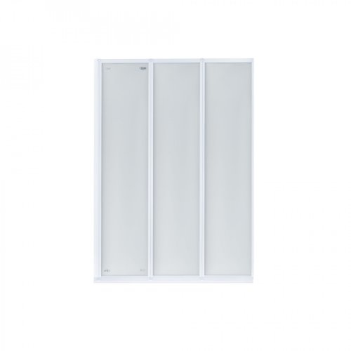 Штора на ванну Qtap Gemini WHI40114RP4 стекло Pear 4 мм, 100x140 см