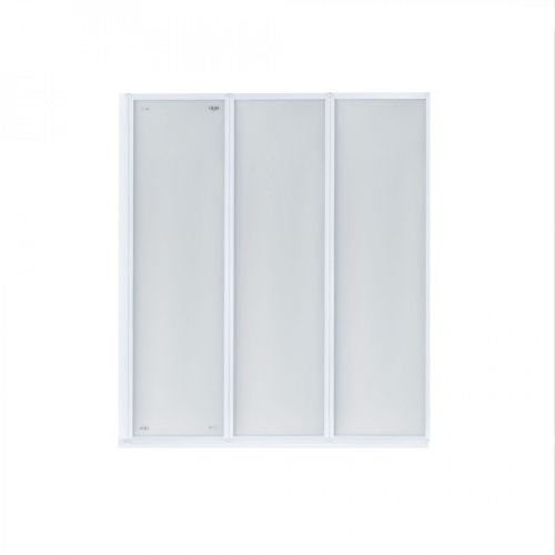 Штора на ванну Qtap Gemini WHI401214RP4 скло Pear 4 мм, 120x140 см