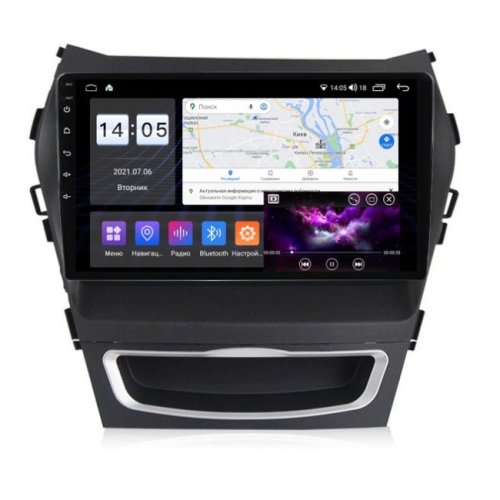 Штатная магнитола Abyss Audio MP-9216 для Hyundai Santa Fe / IX45 2013-2017