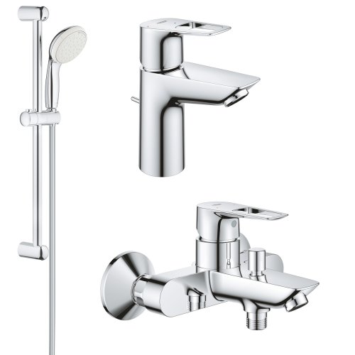 Набор смесителей Grohe BauLoop New 3 в 1, для ванны (123214SE)