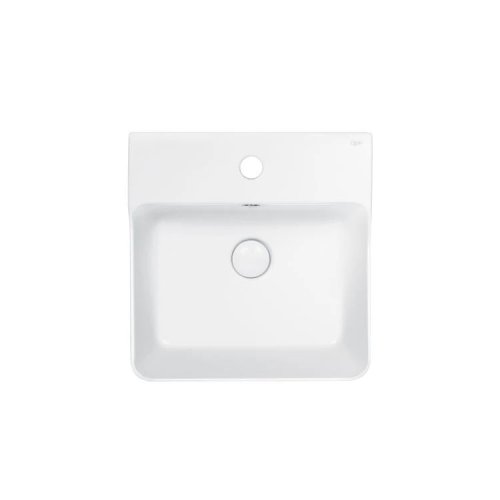 Умивальник Qtap Nando B 400х420х155 White з донним клапаном QT12117040BW