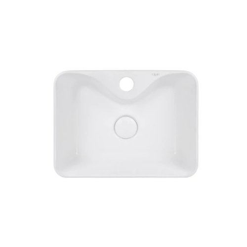 Умивальник Qtap Crow 400х300х140 White з донним клапаном QT05117040JW