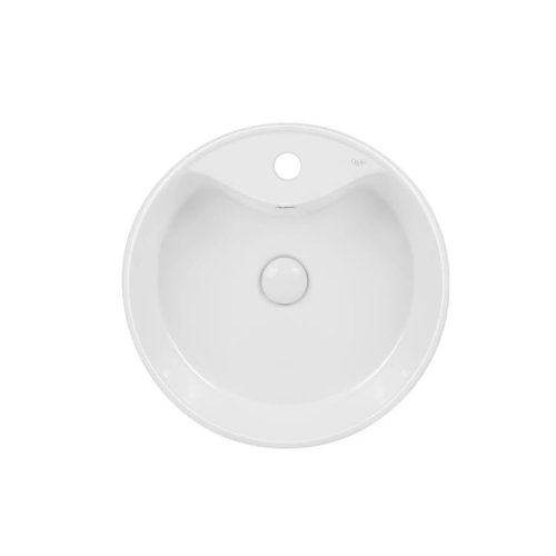 Умивальник Qtap Scorpio 460х460х155 White з донним клапаном QT14117046LW