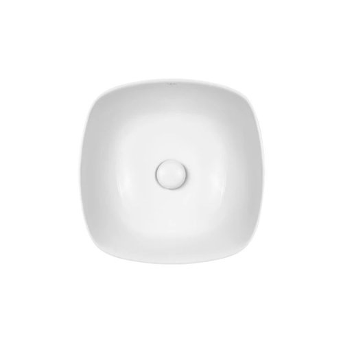 Умывальник Qtap Kolibri 400х400х140 White с донным клапаном QT10117040TW