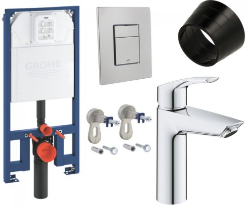 Инсталляция + смеситель Grohe Eurosmart New 39687MBE