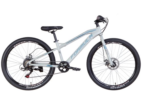 Велосипед AL 26" Formula BLACKWOOD DD рама-13" серо-синий (м) 2022