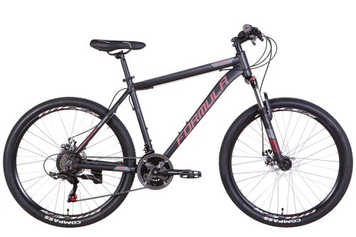 Велосипед AL 26" Formula MOTION AM DD рама-19" черно-красный (м) 2022