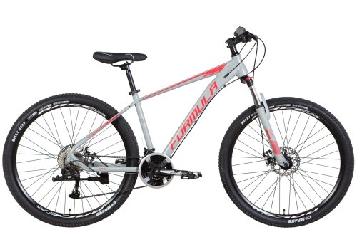 Велосипед AL 27.5" Formula ZEPHYR 3.0 AM DD рама-19" серо-красный (м) 2022