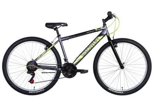 Велосипед ST 27.5" Discovery AMULET Vbr рама-17" серо-желтый (м) 2021