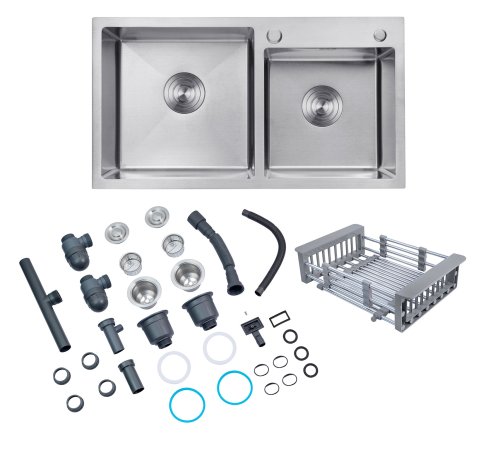 Кухонная мойка Kroner (KRP) Geburstet-7843ZHM CV022805