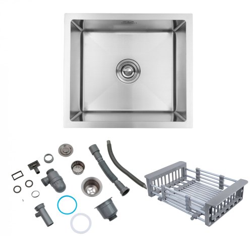 Кухонна мийка Kroner (KRP) Geburstet-4843HM CV022799