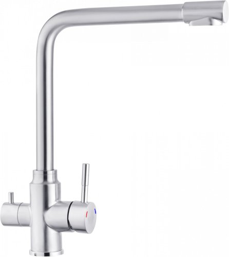 Смеситель для кухни с подключением к фильтру Kroner (KRP) Edelstahl Klassisch-ESG038 CV022992